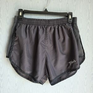 Tyler's Texas Womens Running Shorts‎ Gray Embroidered L Lined Drawstring